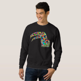 Sudadera La camiseta de los hombres del diseño de Toucan