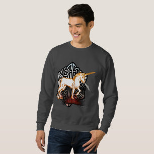 Sudadera La camiseta de los hombres del unicornio del Celt
