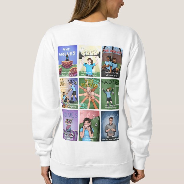 Sudadera La camiseta de los lobos (Reverso)