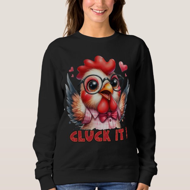 Sudadera La camiseta de regreso inspirada en el pollo (Anverso)