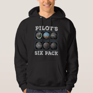 Sudadera La camiseta de seis paquetes del piloto Instrume