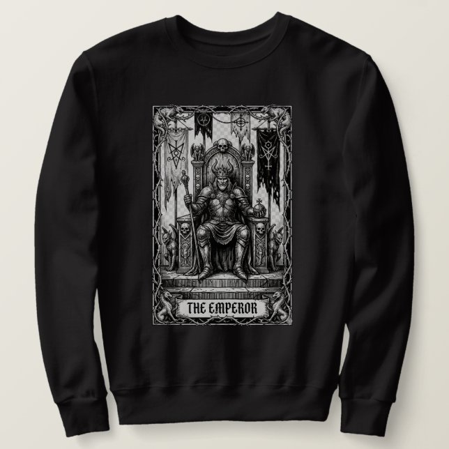 Sudadera La Camiseta del Emperador-Arcano Mayor (Anverso del diseño)