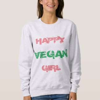Sudadera La camiseta del VEGANO del CHICA de las mujeres