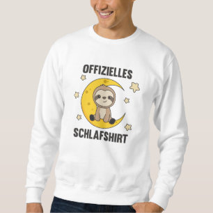 Sudadera La camiseta oficial del sueño Sloth Stars Moon Sta