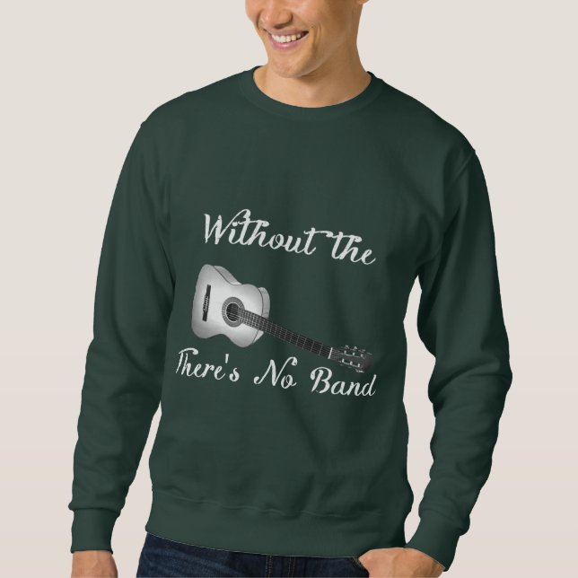 Sudadera La camiseta oscura básica de los hombres de la (Anverso)