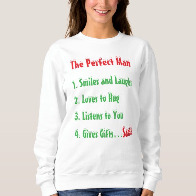 Sudadera La camiseta perfecta para hombre (Anverso)