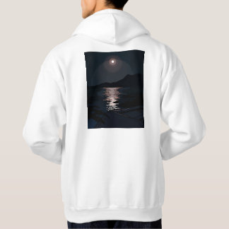 Sudadera La capucha marina brilla bajo la luna llena.