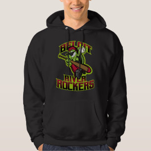 Sudadera La capucha negra de los hombres