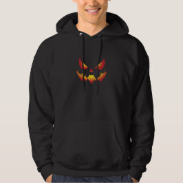 Sudadera La cara de la calabaza de Halloween espumosa en el
