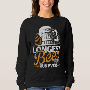 Sudadera La carrera de cerveza más larga de todos los tiemp