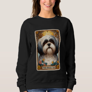 Sudadera La carta de Shih Tzu Tarot para el perro Shih Tzu