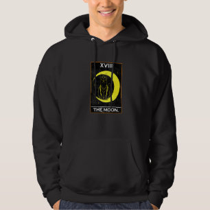Sudadera La carta tarot lunar con gato