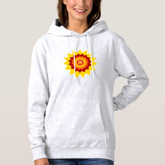 Sudadera La casa de las mujeres con flores extrañas (Anverso)