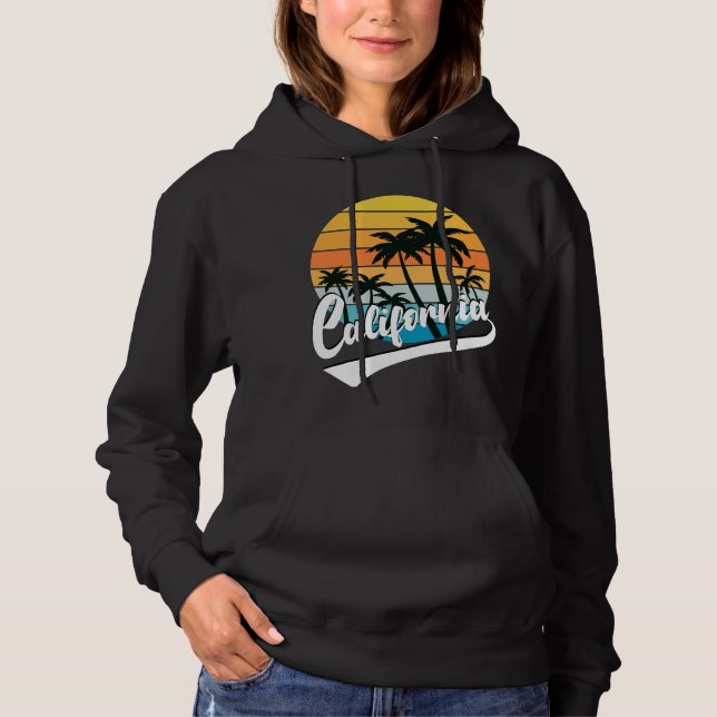 Sudadera La casa de las mujeres negras retro de California (Anverso)