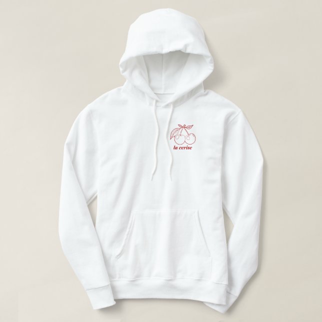 Sudadera La cerise pin (Diseño del anverso)