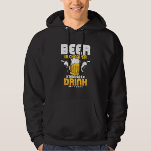 Sudadera La cerveza ahora es más barata que la gasolina Beb