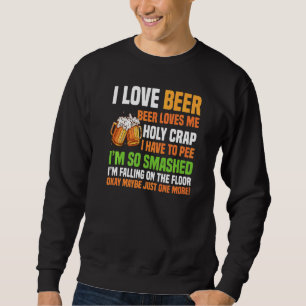 Sudadera La Cerveza Me Ama Holy Crap Beer