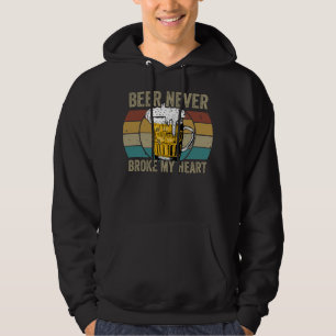 Sudadera La cerveza nunca me rompió el corazón