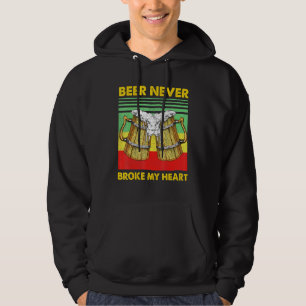 Sudadera La Cerveza Nunca Me Rompió La Cerveza Que Me Bebía