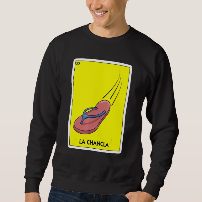 Sudadera La Chancla México volteo latino mamá Chancla Sur (Anverso)