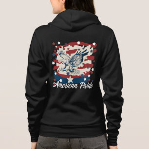 Sudadera La chaqueta de la vendimia del orgullo americano E