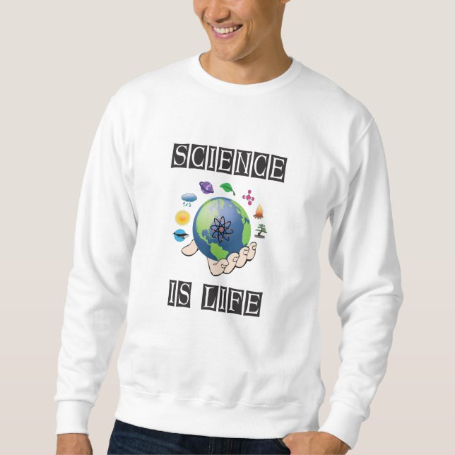 Sudadera La ciencia es la vida (Anverso)