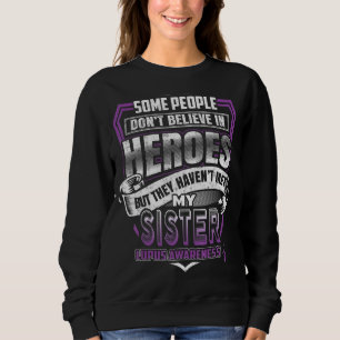 Sudadera La Cinta De Conciencia Púrpura De Lupus Warrior Or