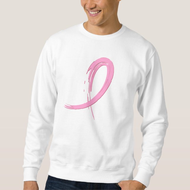 Sudadera La cinta rosada A4 del cáncer de pecho (Anverso)