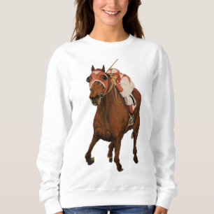 Sudadera La clásica carrera de caballos Seabiscuit derrota 