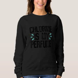 Sudadera La Clorina De Natación Graciosa Es Mi Bañera Perfu
