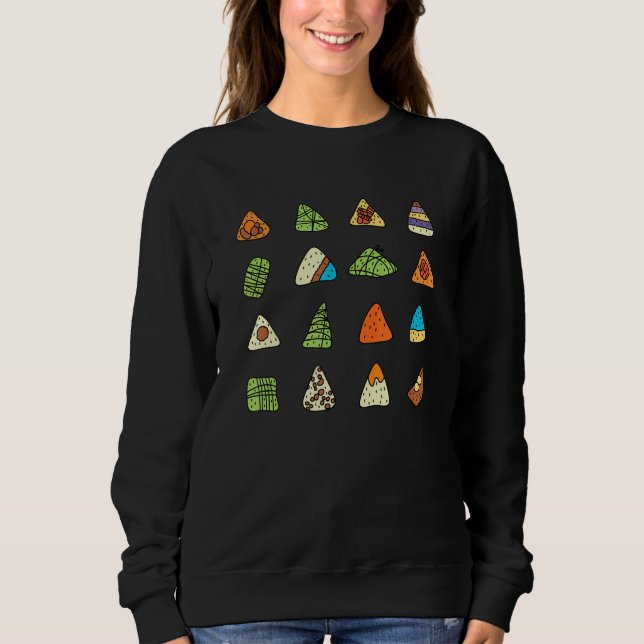 Sudadera La colección Zongzi Zongh cuida comida china China (Anverso)