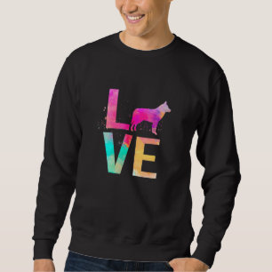 Sudadera La colorida Husky Perro Siberian