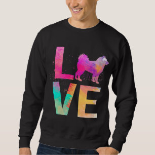 Sudadera La colorida madre de perro malamute de Alaska obse