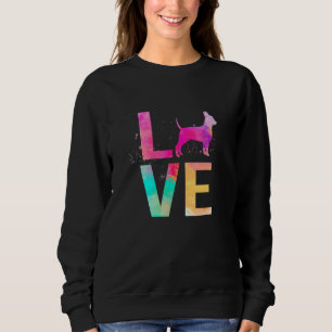 Sudadera La colorida madre del perro chihuahua