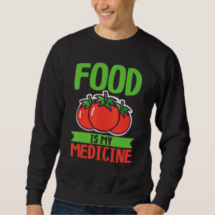Sudadera La Comida Es Mi Medicina Nutricionista Saludable C
