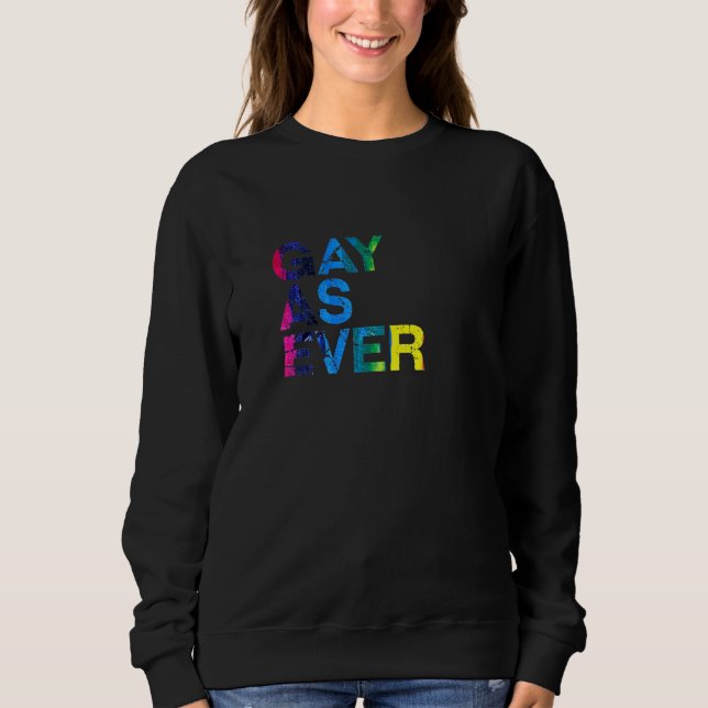 Sudadera La Comunidad Lgbt Del Mes Del Orgullo Gay Como Sie (Anverso)