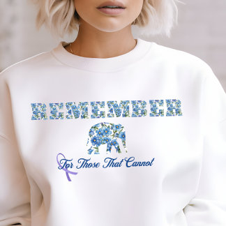 Sudadera La conciencia de la demencia de Alzheimer, cinta m