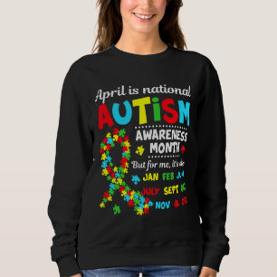 Sudadera La Conciencia Del Autismo En Abril Es Conciencia N