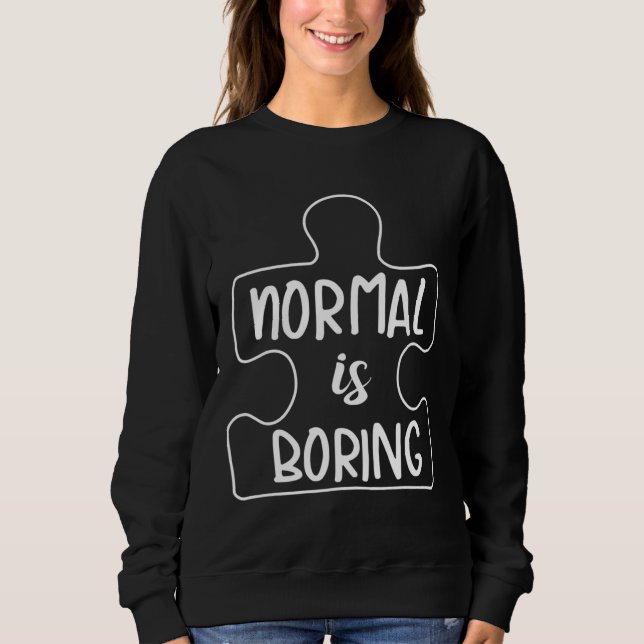 Sudadera La conciencia del autismo es normal (Anverso)