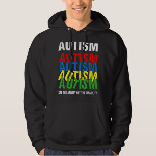 Sudadera La Conciencia Del Autismo Ve La Habilidad, No La D