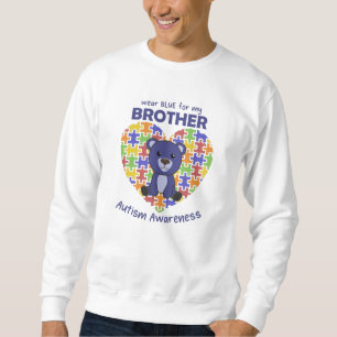 Sudadera La Conciencia Sobre El Autismo Lleva El Azul Para