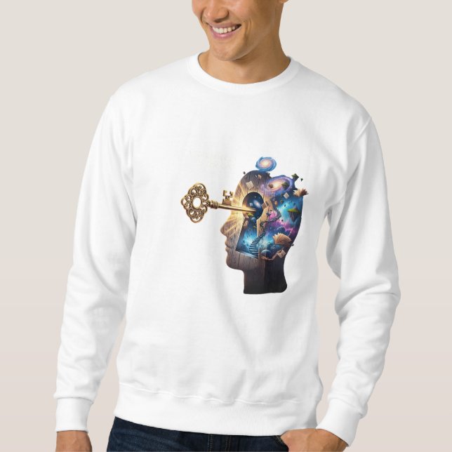 Sudadera La consistencia desbloquea la mente (Anverso)