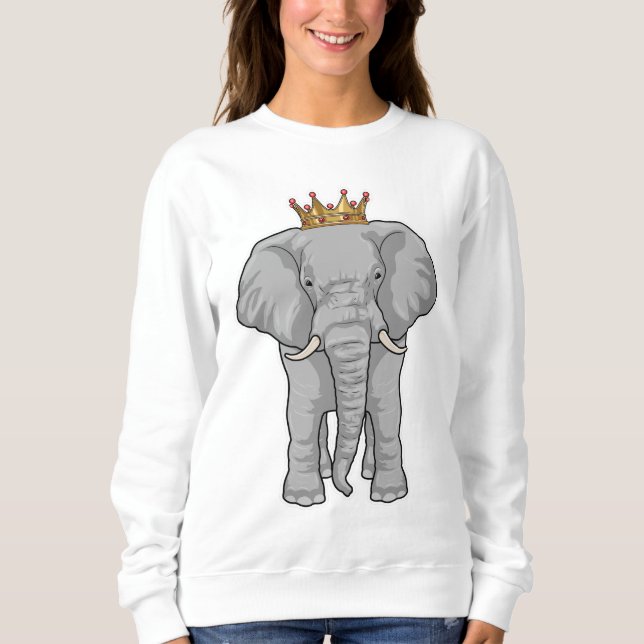 Sudadera La Corona del Rey del Elefante (Anverso)