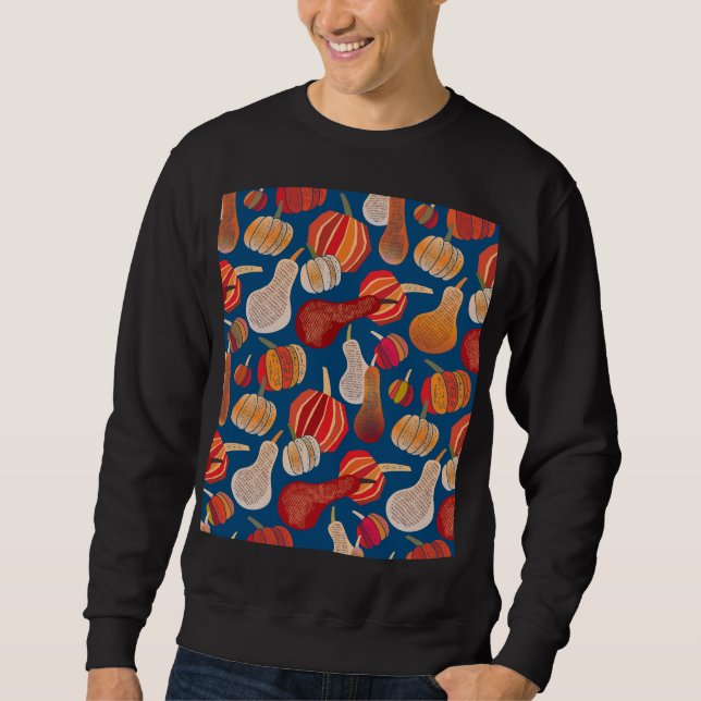 Sudadera La cosecha de Acción de Gracias: Arte de la época  (Anverso)