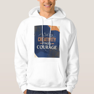 Sudadera La creatividad requiere coraje