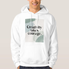 Sudadera La creatividad requiere coraje 2