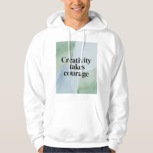 Sudadera La creatividad requiere coraje 3