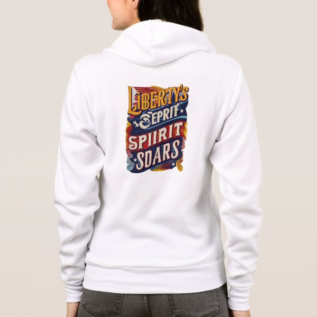 Sudadera "La creciente esencia de la libertad" (Reverso)