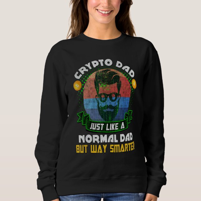 Sudadera La criptografía de Dogecoin Minero de Bitcoin, pap (Anverso)