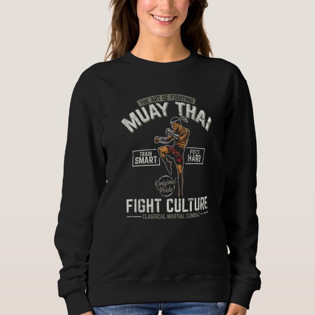 Sudadera La cultura de lucha de lucha de los luchadores de  (Anverso)